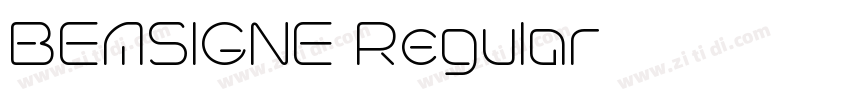 BEASIGNE Regular字体转换